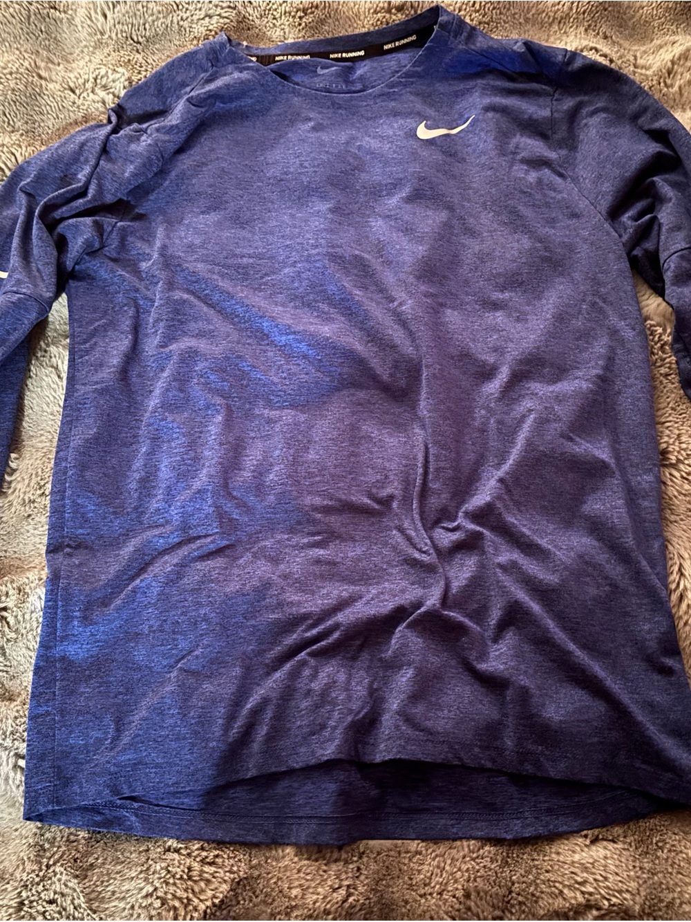 Nike Men's Long-Sleeve Runningshirt - Blue